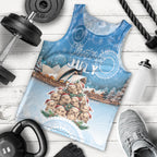Personalised Australia Yulefest Men Tank Top Cute Wombat Sydney Opera House