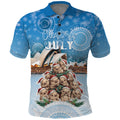 Personalised Australia Yulefest Polo Shirt Cute Wombat Sydney Opera House