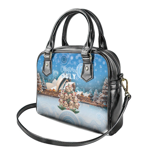 Australia Yulefest Shoulder Handbag Cute Wombat Sydney Opera House