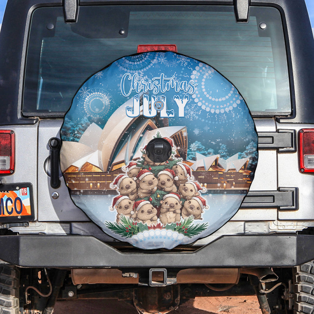 Australia Yulefest Spare Tire Cover Cute Wombat Sydney Opera House