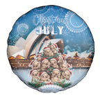 Australia Yulefest Spare Tire Cover Cute Wombat Sydney Opera House