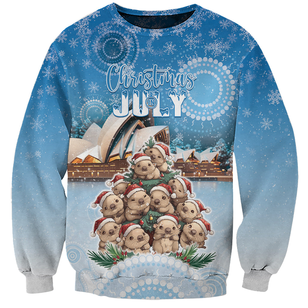 Personalised Australia Yulefest Sweatshirt Cute Wombat Sydney Opera House