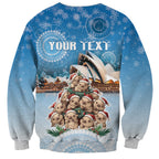 Personalised Australia Yulefest Sweatshirt Cute Wombat Sydney Opera House