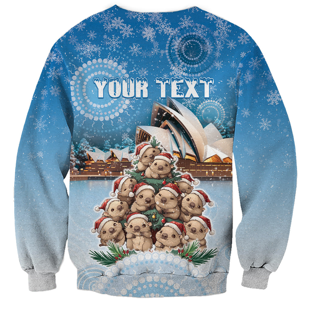 Personalised Australia Yulefest Sweatshirt Cute Wombat Sydney Opera House