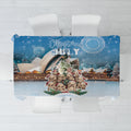 Australia Yulefest Tablecloth Cute Wombat Sydney Opera House