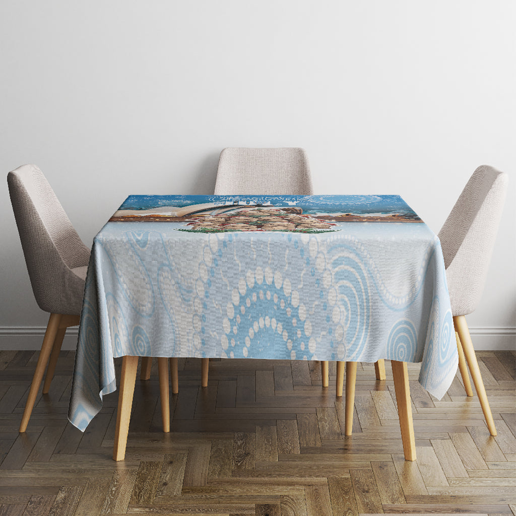 Australia Yulefest Tablecloth Cute Wombat Sydney Opera House