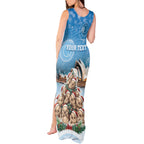 Personalised Australia Yulefest Tank Maxi Dress Cute Wombat Sydney Opera House