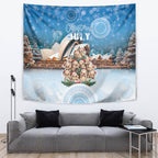 Australia Yulefest Tapestry Cute Wombat Sydney Opera House