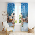 Australia Yulefest Window Curtain Cute Wombat Sydney Opera House