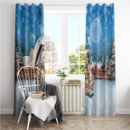 Australia Yulefest Window Curtain Cute Wombat Sydney Opera House