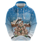 Personalised Australia Yulefest Zip Hoodie Cute Wombat Sydney Opera House