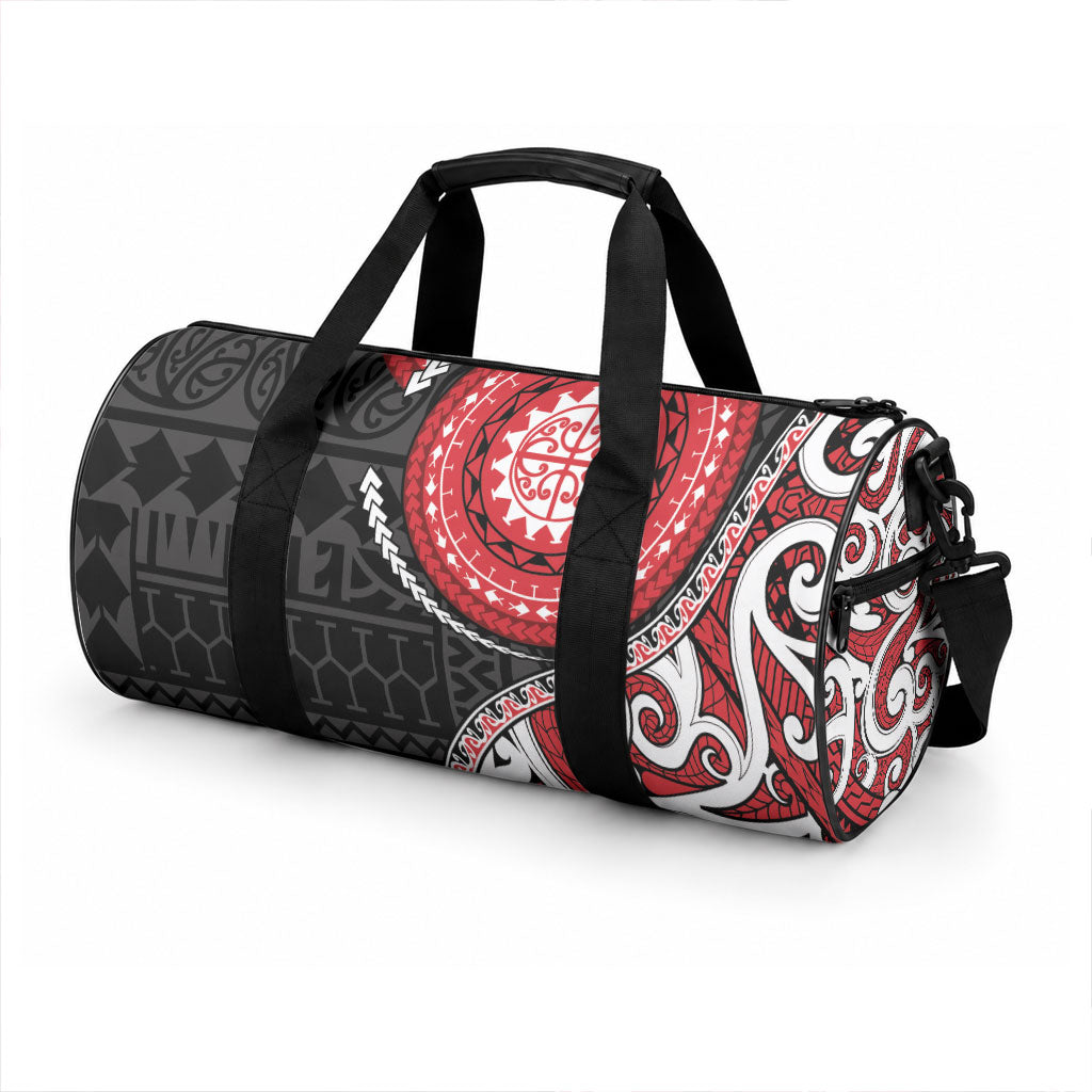 New Zealand Red Maori Koru Simple Style Duffle Bag
