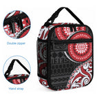 New Zealand Red Maori Koru Simple Style Lunch Bag