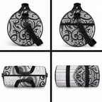 New Zealand White Maori Koru Simple Style Duffle Bag