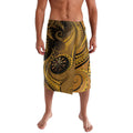 New Zealand Gold Darts Lavalava Maori Fern Curve Style