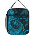 Personalised New Zealand Turquoise Darts Lunch Bag Maori Fern Curve Style