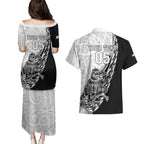 New Zealand Kiwi Rugby Custom Couples Matching Puletasi and Hawaiian Shirt Go Champions Maori Pattern