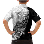 New Zealand Kiwi Rugby Custom Family Matching Mermaid Dress and Hawaiian Shirt Go Champions Maori Pattern