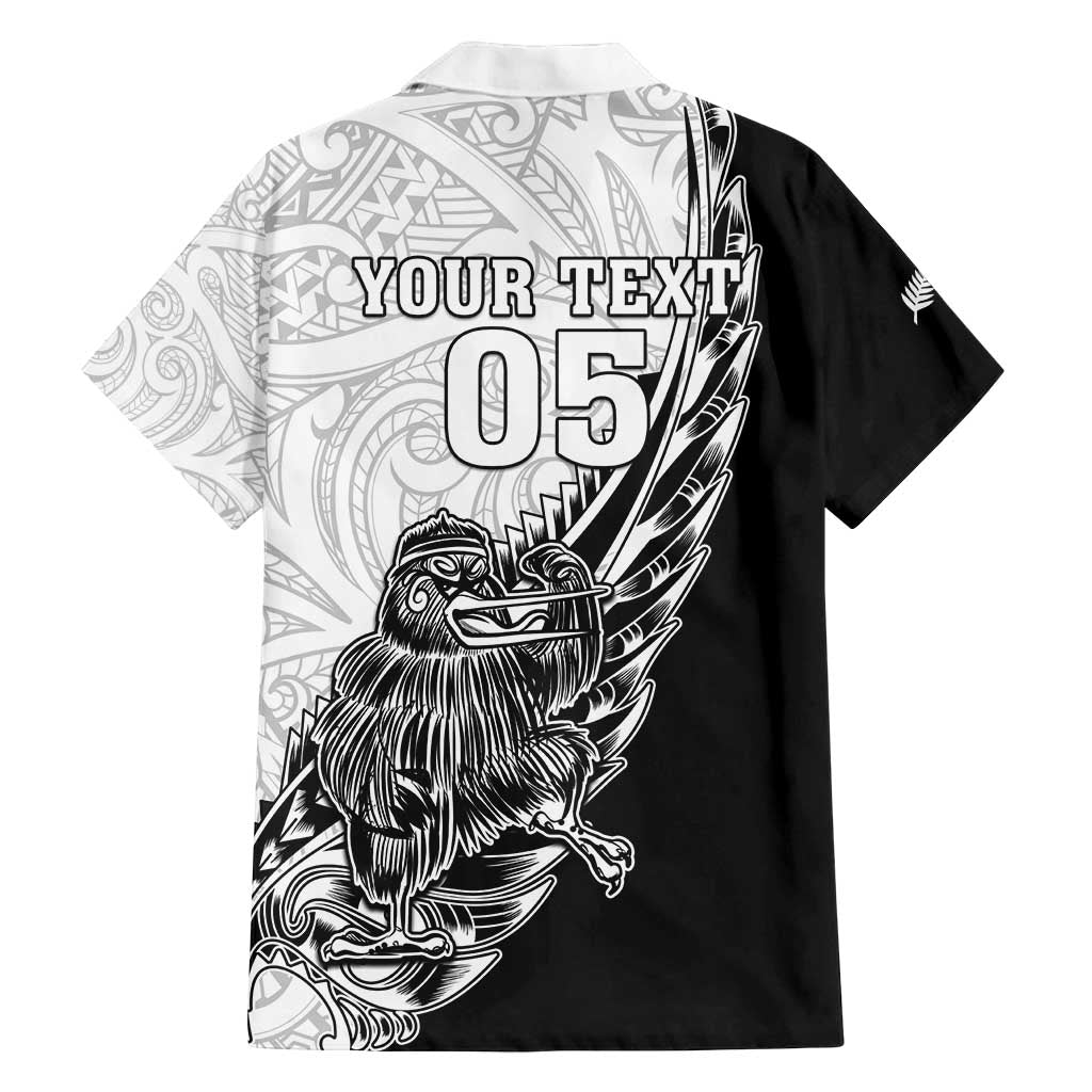 New Zealand Kiwi Rugby Custom Family Matching Tank Maxi Dress and Hawaiian Shirt Go Champions Maori Pattern