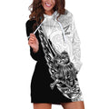 New Zealand Kiwi Rugby Custom Hoodie Dress Go Champions Maori Pattern