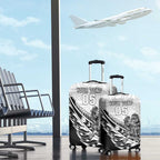 New Zealand Kiwi Rugby Custom Luggage Cover Go Champions Maori Pattern
