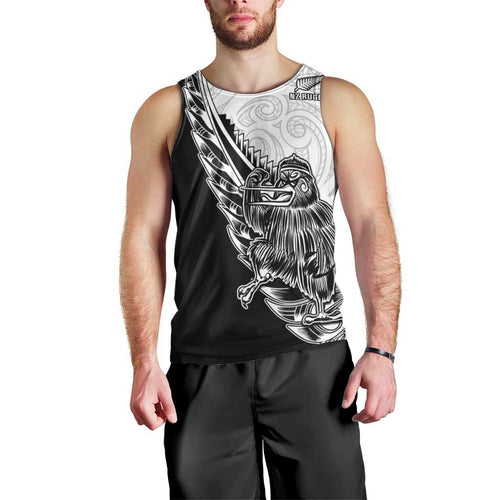New Zealand Kiwi Rugby Custom Men Tank Top Go Champions Maori Pattern