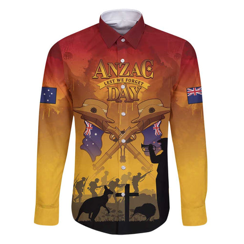 ANZAC Day Family Matching Puletasi and Hawaiian Shirt Australia And New Zealand Slouch Hats