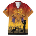 ANZAC Day Hawaiian Shirt Australia And New Zealand Slouch Hats