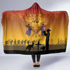 ANZAC Day Hooded Blanket Australia And New Zealand Slouch Hats