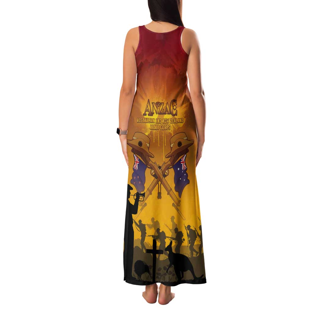 ANZAC Day Tank Maxi Dress Australia And New Zealand Slouch Hats
