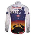 New Zealand And Australia ANZAC Last Post Family Matching Tank Maxi Dress and Hawaiian Shirt