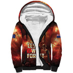 Honouring The ANZAC Spirit Sherpa Hoodie Gallipoli Lest We Forget
