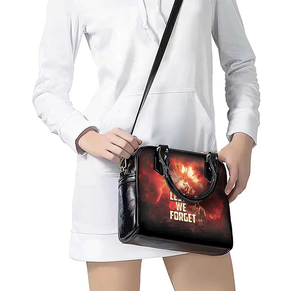 Honouring The ANZAC Spirit Shoulder Handbag Gallipoli Lest We Forget