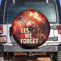 Honouring The ANZAC Spirit Spare Tire Cover Gallipoli Lest We Forget