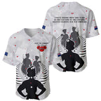 New Zealand ANZAC Day Baseball Jersey For The Nurse Lest We Forget