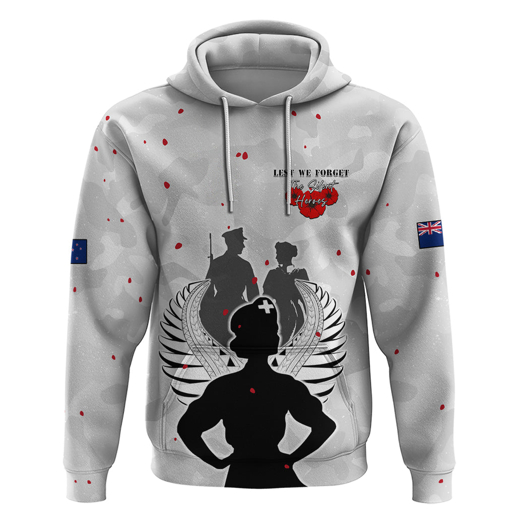 New Zealand ANZAC Day Hoodie For The Nurse Lest We Forget