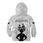 New Zealand ANZAC Day Kid Hoodie For The Nurse Lest We Forget