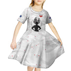 New Zealand ANZAC Day Kid Short Sleeve Dress For The Nurse Lest We Forget
