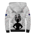 New Zealand ANZAC Day Sherpa Hoodie For The Nurse Lest We Forget