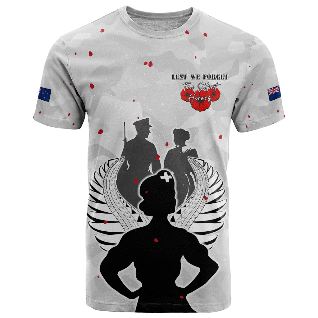 New Zealand ANZAC Day T Shirt For The Nurse Lest We Forget