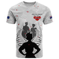 New Zealand ANZAC Day T Shirt For The Nurse Lest We Forget