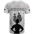 New Zealand ANZAC Day T Shirt For The Nurse Lest We Forget