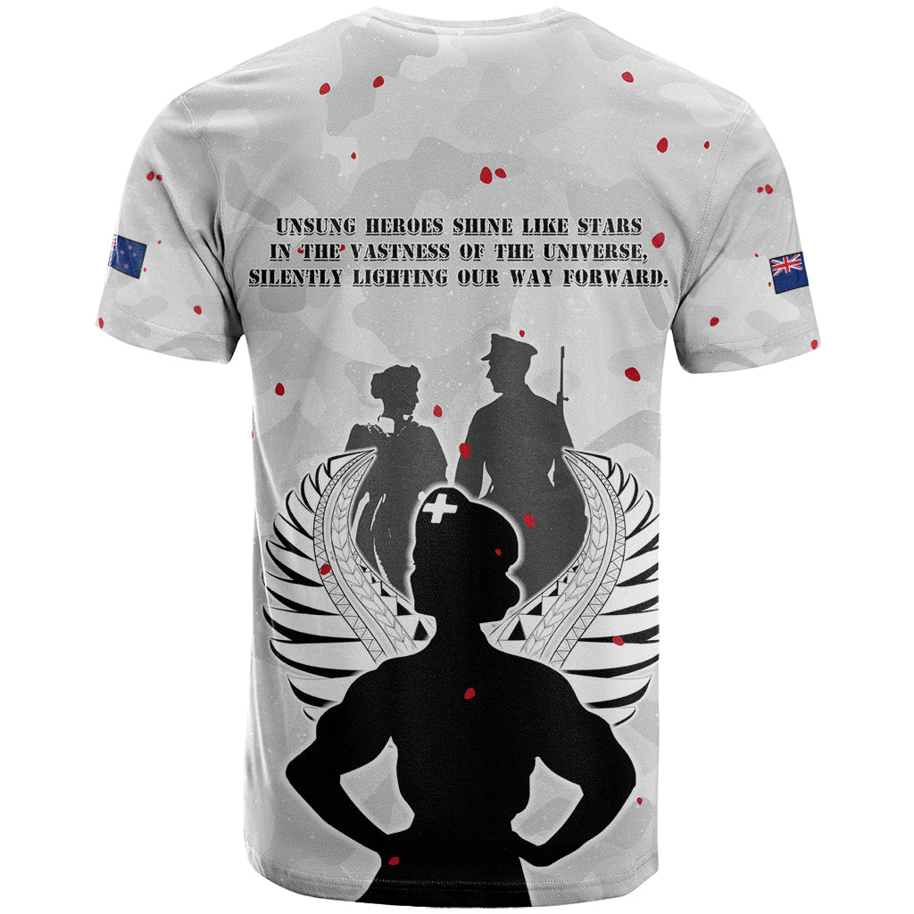 New Zealand ANZAC Day T Shirt For The Nurse Lest We Forget