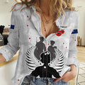 New Zealand ANZAC Day Women Casual Shirt For The Nurse Lest We Forget