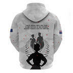 New Zealand ANZAC Day Zip Hoodie For The Nurse Lest We Forget
