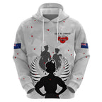 New Zealand ANZAC Day Zip Hoodie For The Nurse Lest We Forget