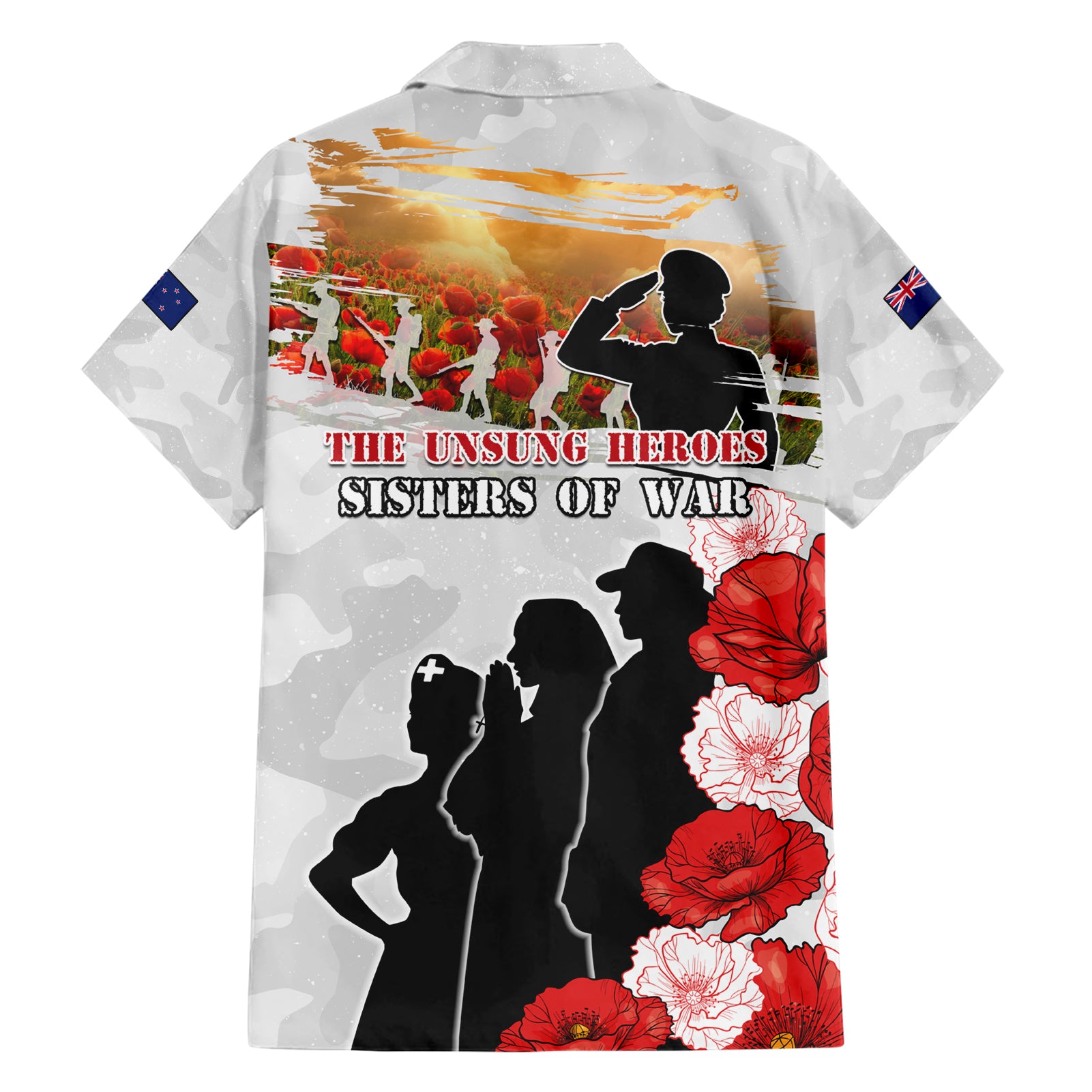 New Zealand ANZAC Day Hawaiian Shirt The Unsung Heroes Sisters of War
