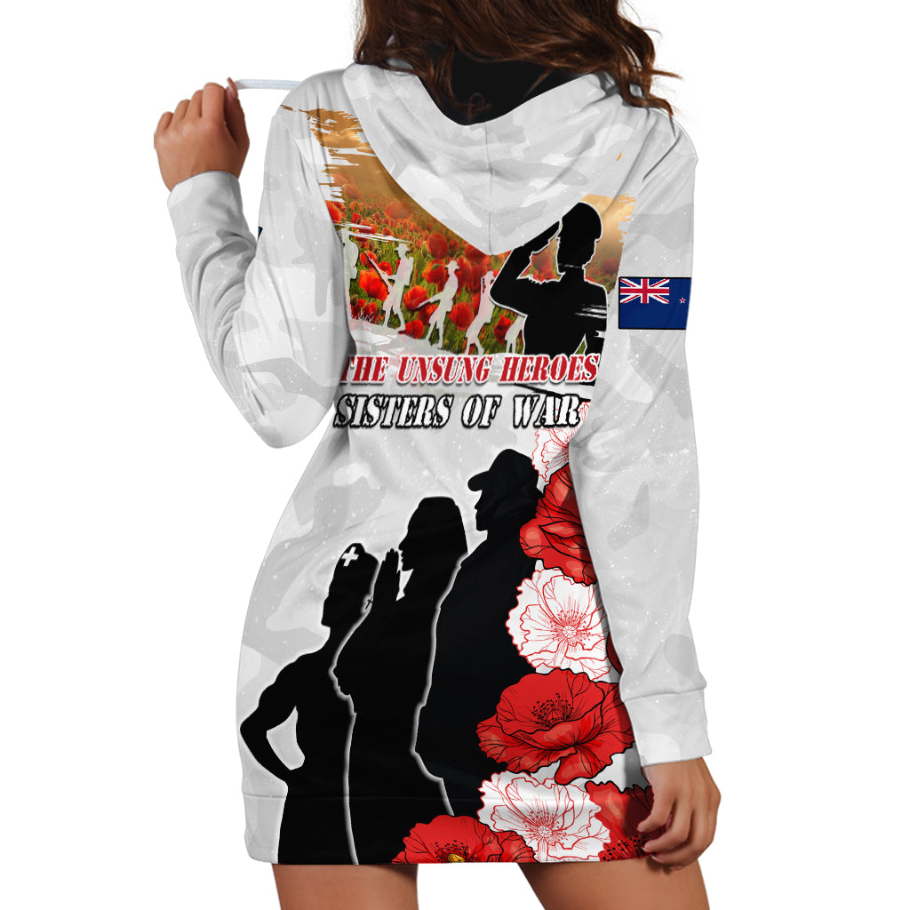 New Zealand ANZAC Day Hoodie Dress The Unsung Heroes Sisters of War
