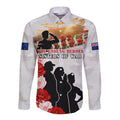 New Zealand ANZAC Day Long Sleeve Button Shirt The Unsung Heroes Sisters of War