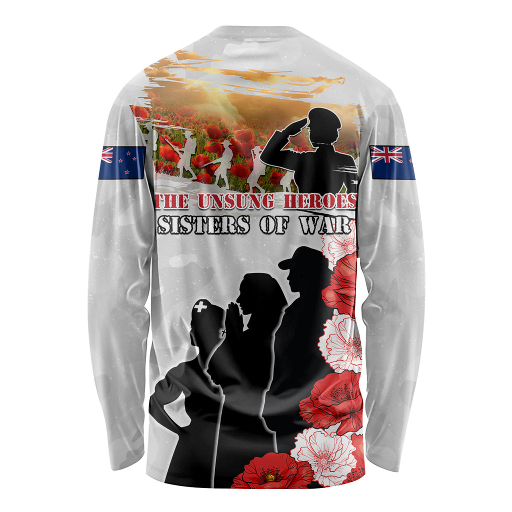 New Zealand ANZAC Day Long Sleeve Shirt The Unsung Heroes Sisters of War